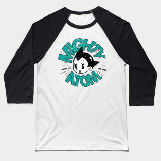 MIGHTY ATOM - Vintage Astro Boy Est. 1952 | Radial Design Baseball T-Shirt